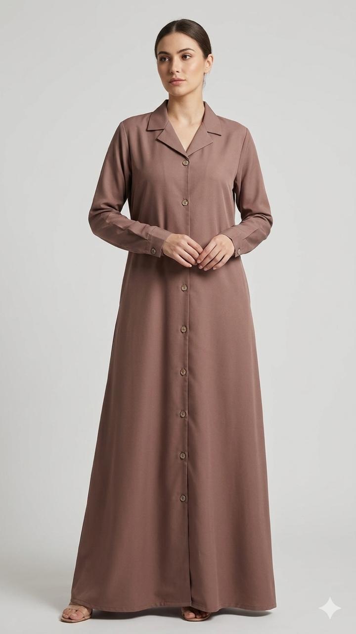 Comfort Fit Cotton Burqa Coat