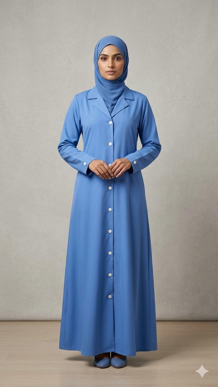 Luxury Cotton Abaya Coat
